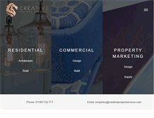 Tablet Screenshot of creativeprojectservices.com